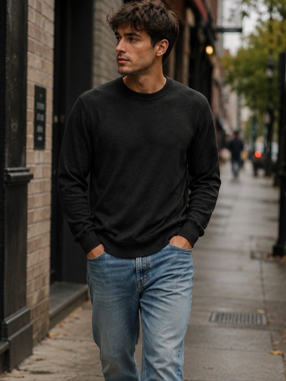 Murano Italia Black Sweater